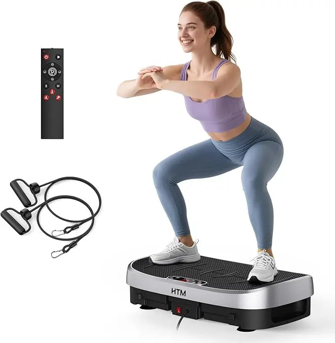 Vibration Plate Whole Body Exercise Machine With Bluetooth Remote