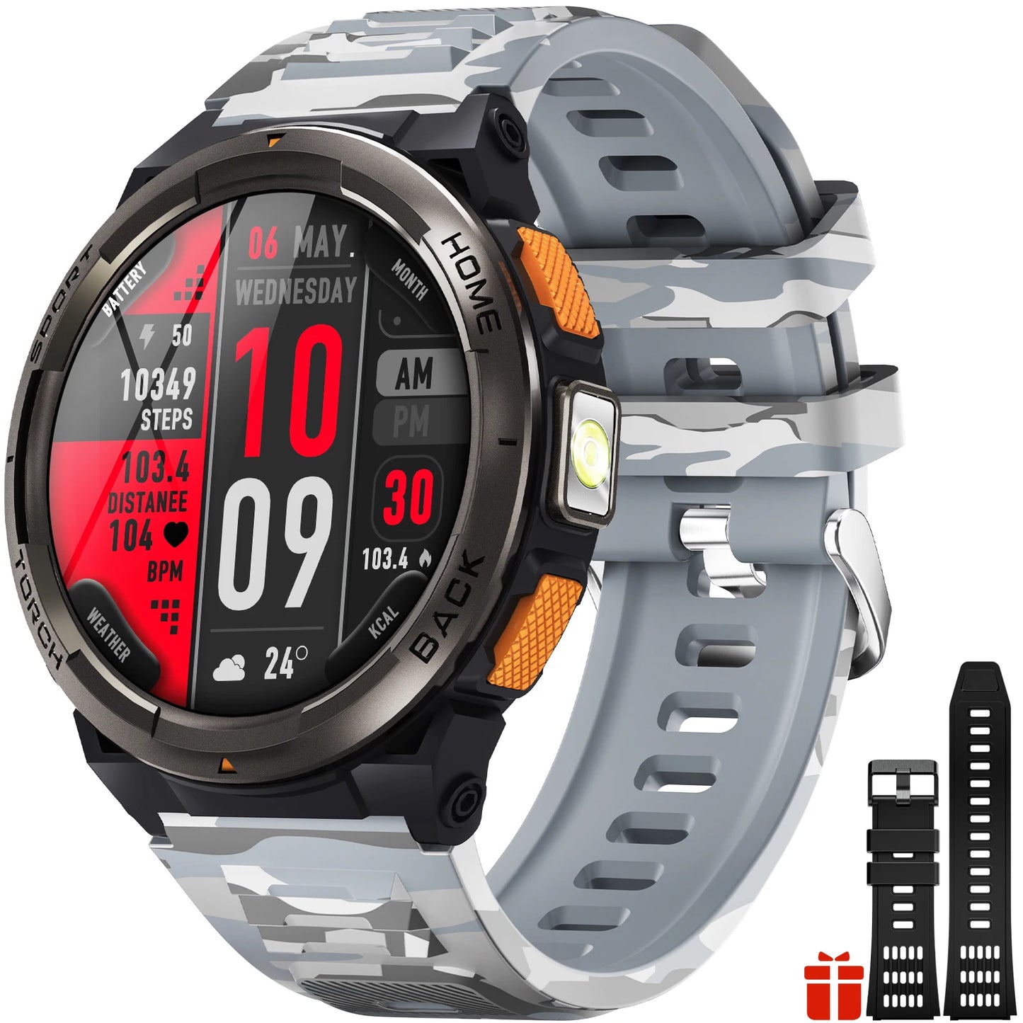 Eigiais Ke5 Smartwatch Waterproof Sports Watch