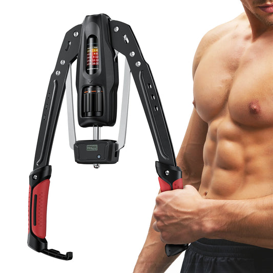 Merach Adjustable Hydraulic Arm Trainer With LCD Counter