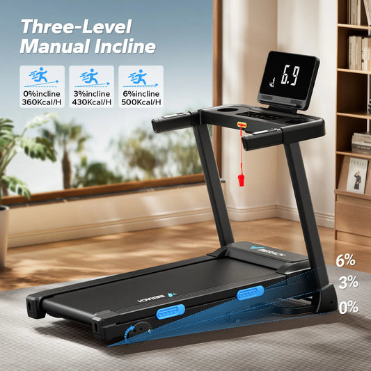 Merach Foldable Incline Electric Treadmill For Home Gym Fitness Exercise