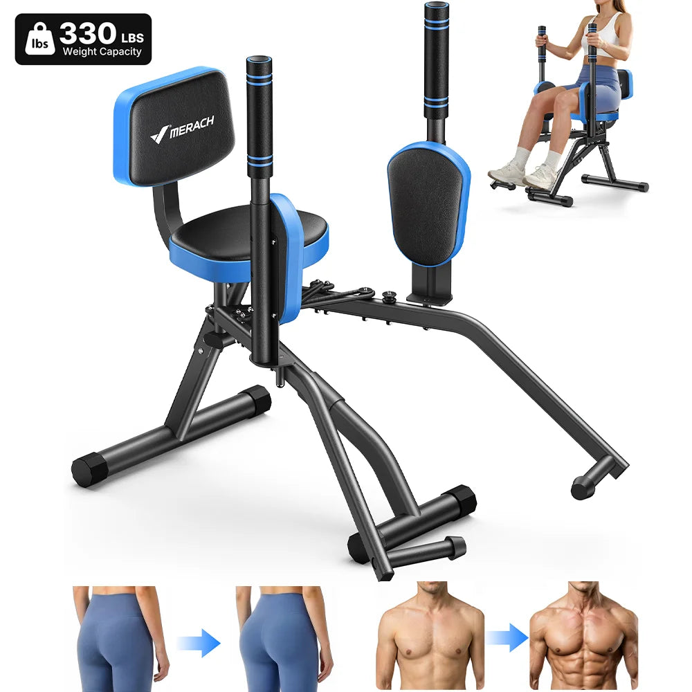 MERACH Hip Abductor Machine for Glute and Outer Thigh Training
