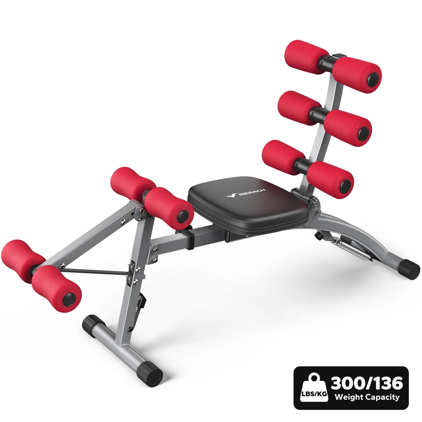 Merach Multi-Functional Adjustable Ab Machine Workout Bench