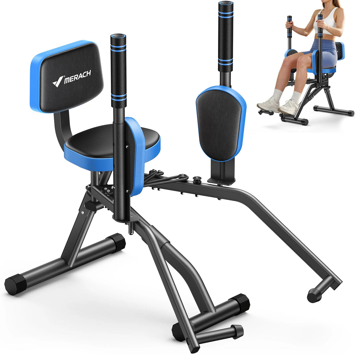 MERACH Hip Abductor Machine for Glute and Outer Thigh Training