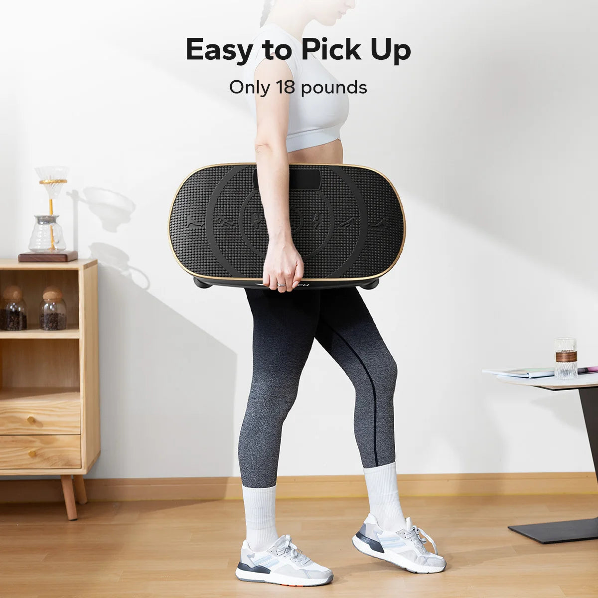 MERACH Vibration Plate Exercise Machine Whole Body Workout Fitness Platform