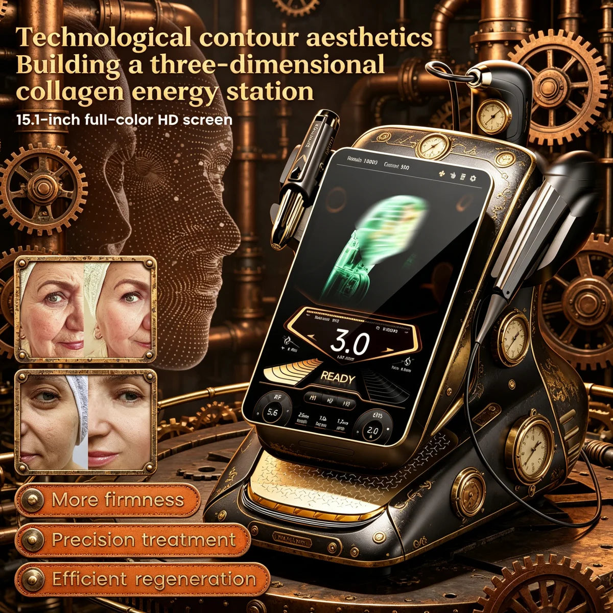 15RS 360MAX Face Lift Fat Reduction Skin Tightening Machine