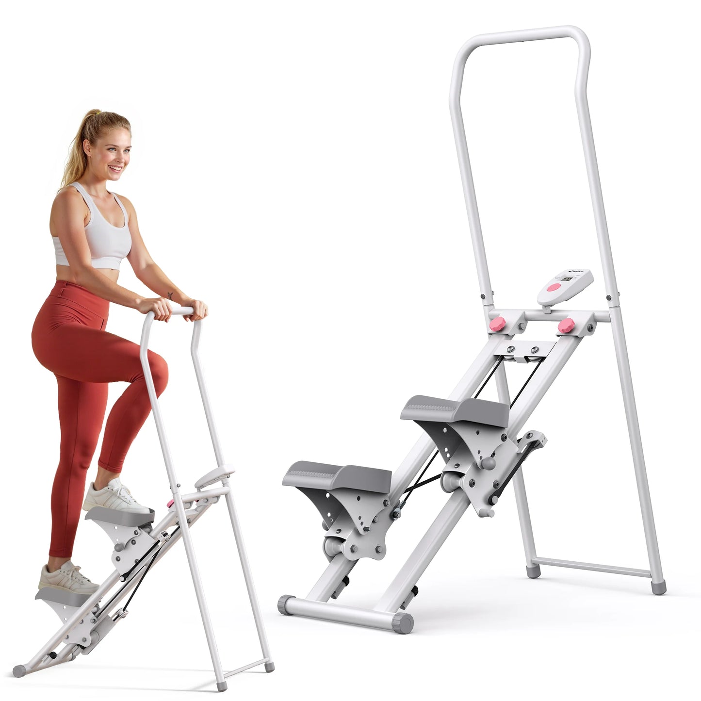 MERACH Stair Stepper Adjustable Handlebar Home Gym Full Body Exercise
