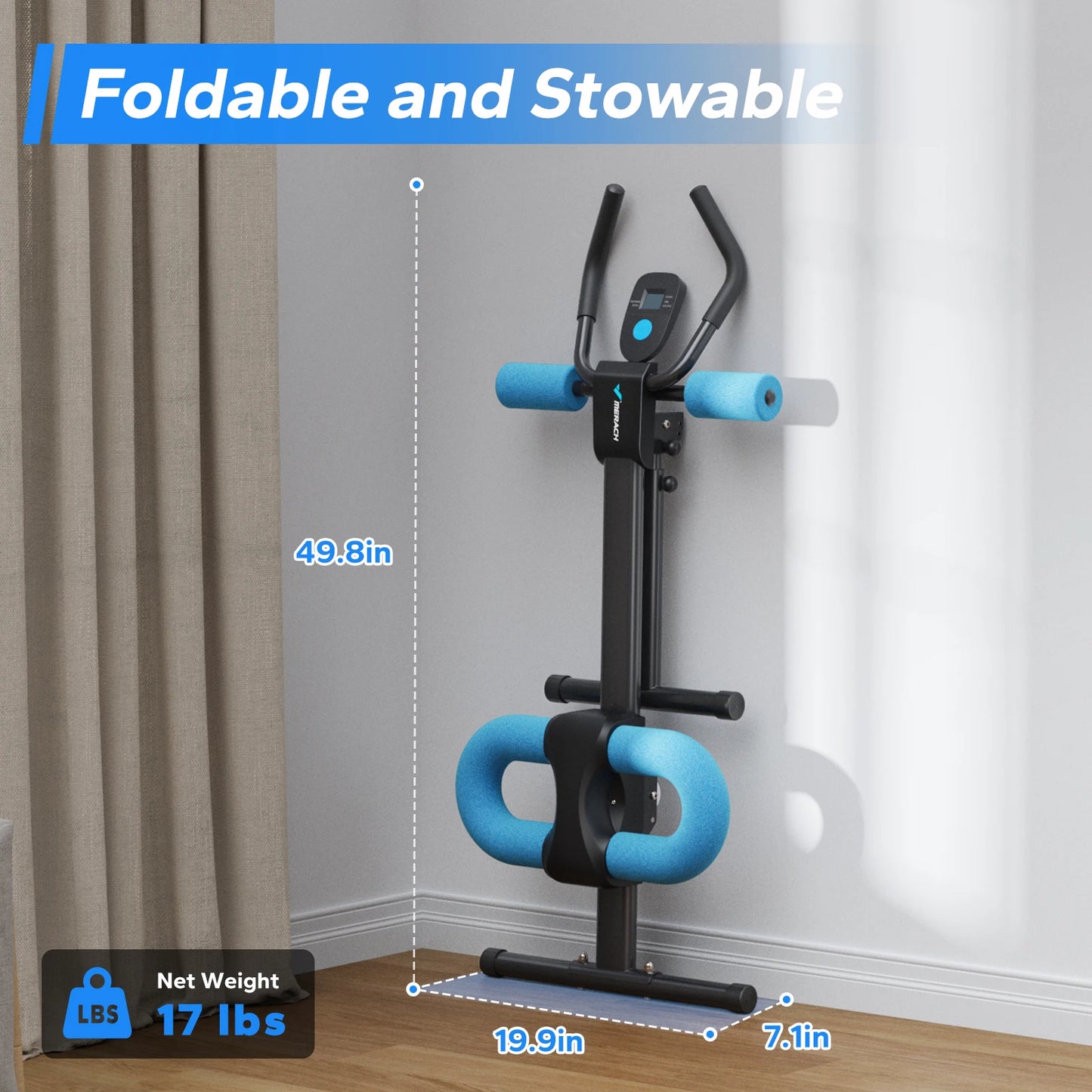 Merach 2314 Ab Machine Adjustable Trainer Core Ab Exercise System