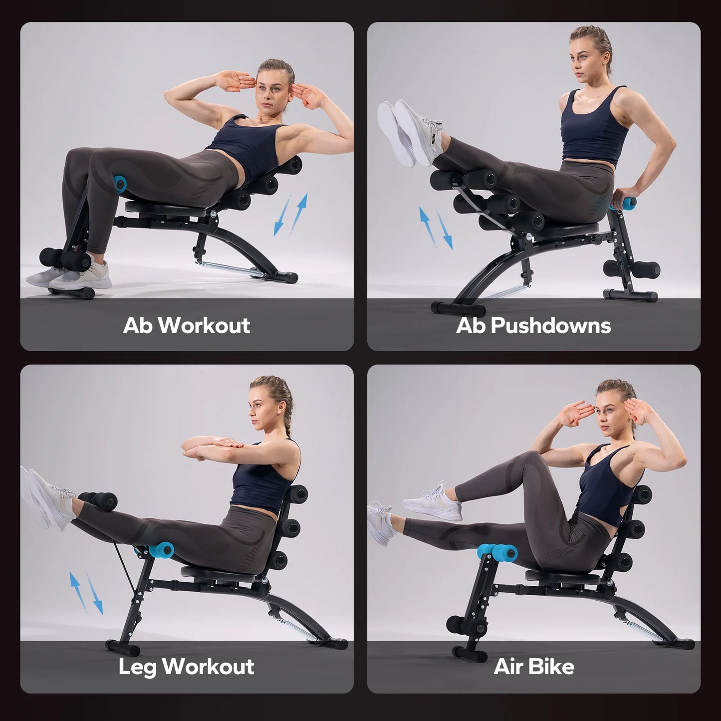 Merach Multi-Functional Adjustable Ab Machine Workout Bench