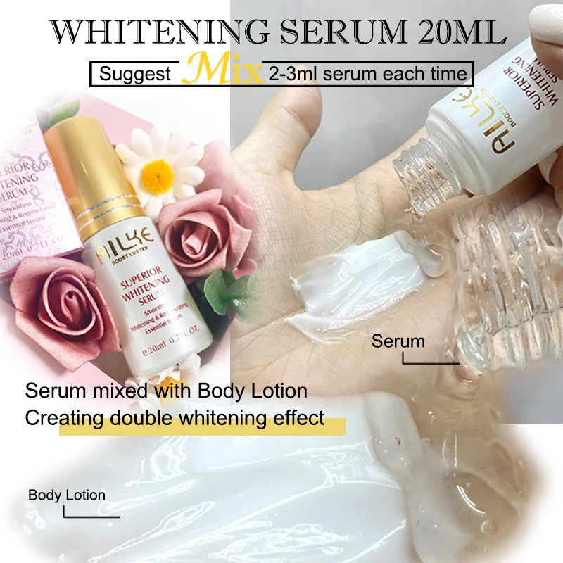 AILKE Whitening Skin Care Set With Vitamin C And Glutathione