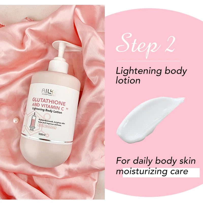 AILKE Vitamin C Glutathione Brightening Body Lotion For Even Skin