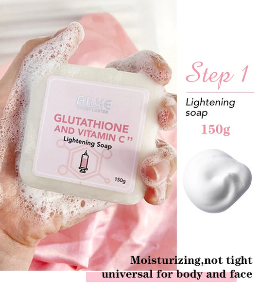 AILKE Whitening Skin Care Set With Vitamin C And Glutathione
