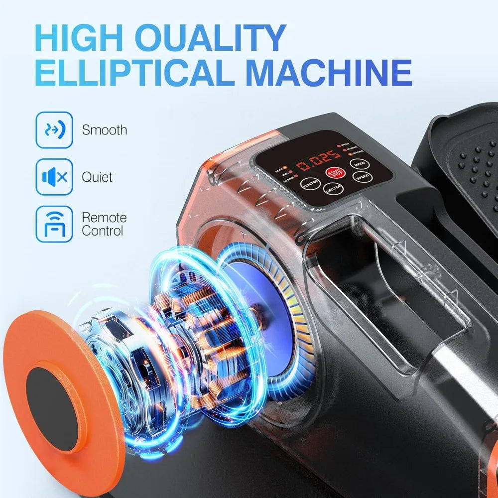 YTYIN Under Desk Elliptical Exerciser With Remote Control