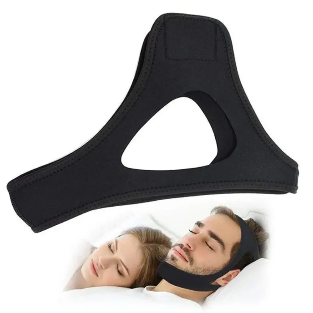 Anti Snoring Chin Strap for Open Mouth Breathing Sleep Support