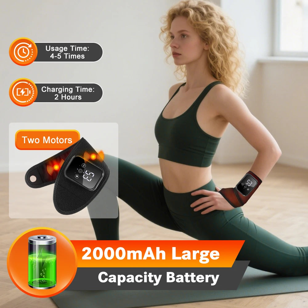 Agdoad Electric Heated Wrist Massager Brace For Carpal Tunnel Relief