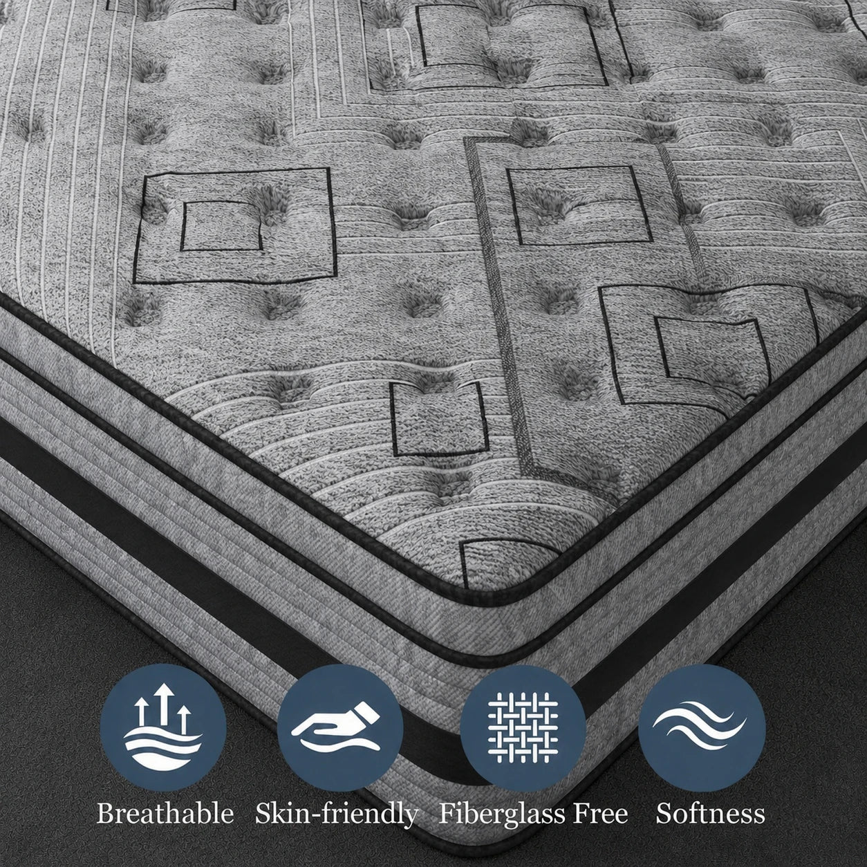 Medium Firm Foam And Spring Hybrid Mattress