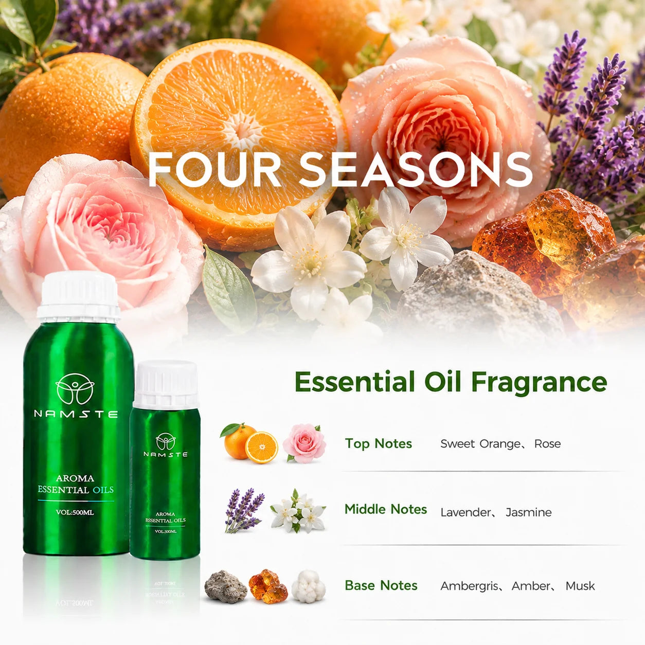 Namste Jasmine Room Fragrance Essential Oil For Home