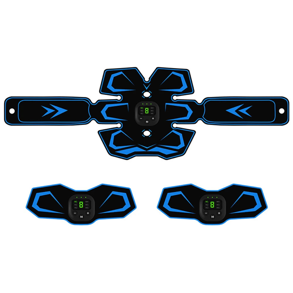 EMS Vibration Belt Body Slimming Massager USB Rechargeable Abdomen Workout