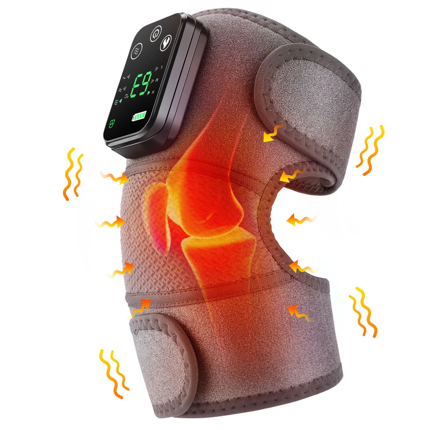 Smart Electric Heating Knee Massager For Joint Pain Relief Therapy