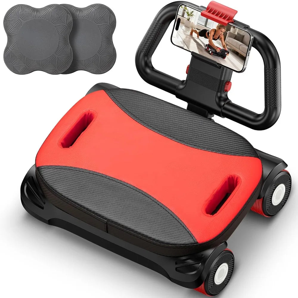 YTYIN Ab Roller Wheel 4 Wheel Elbow Support Abdominal Training