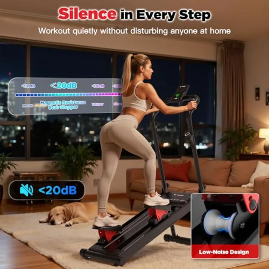 Magnetic Stair Stepper Vertical Climber Home Cardio Fitness Machine