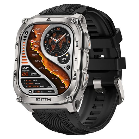 KOSPET Tank M4 Smartwatch Waterproof GPS Health Monitor Android iOS