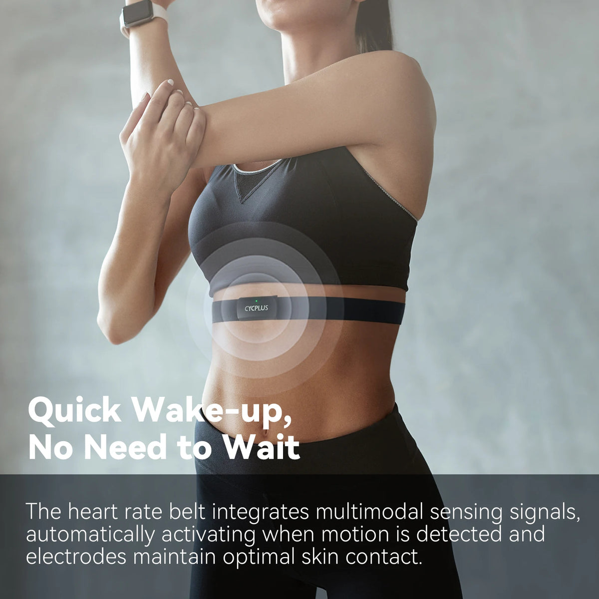 CYCPLUS H2 Heart Rate Monitor Chest Strap Bluetooth ANT Plus