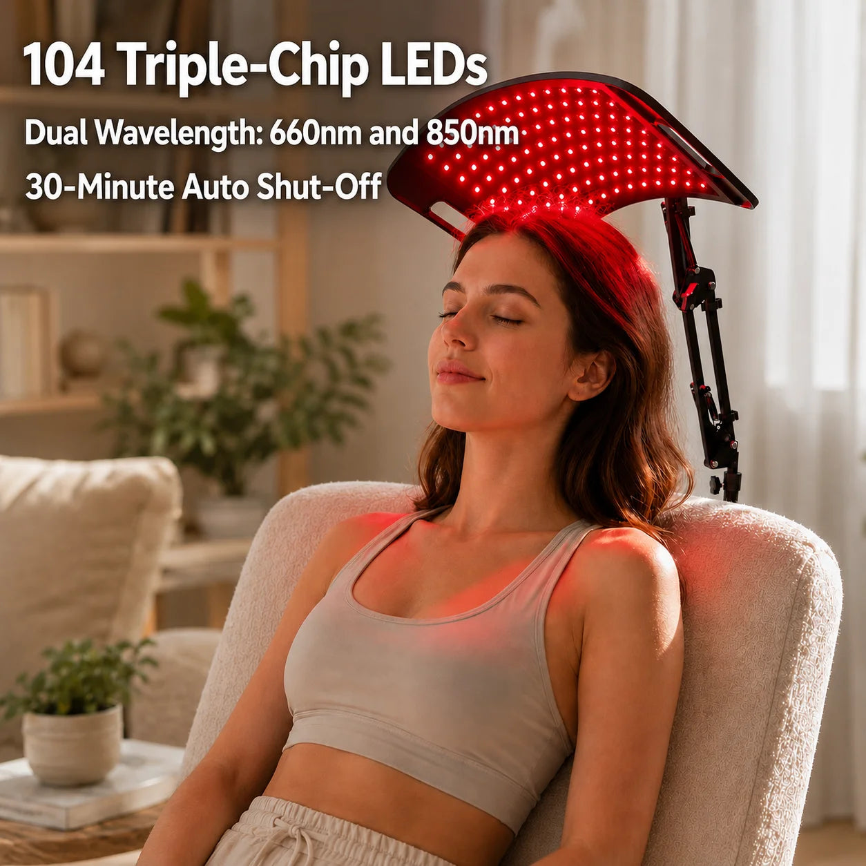 Red Light Lamp For Face And Body By None