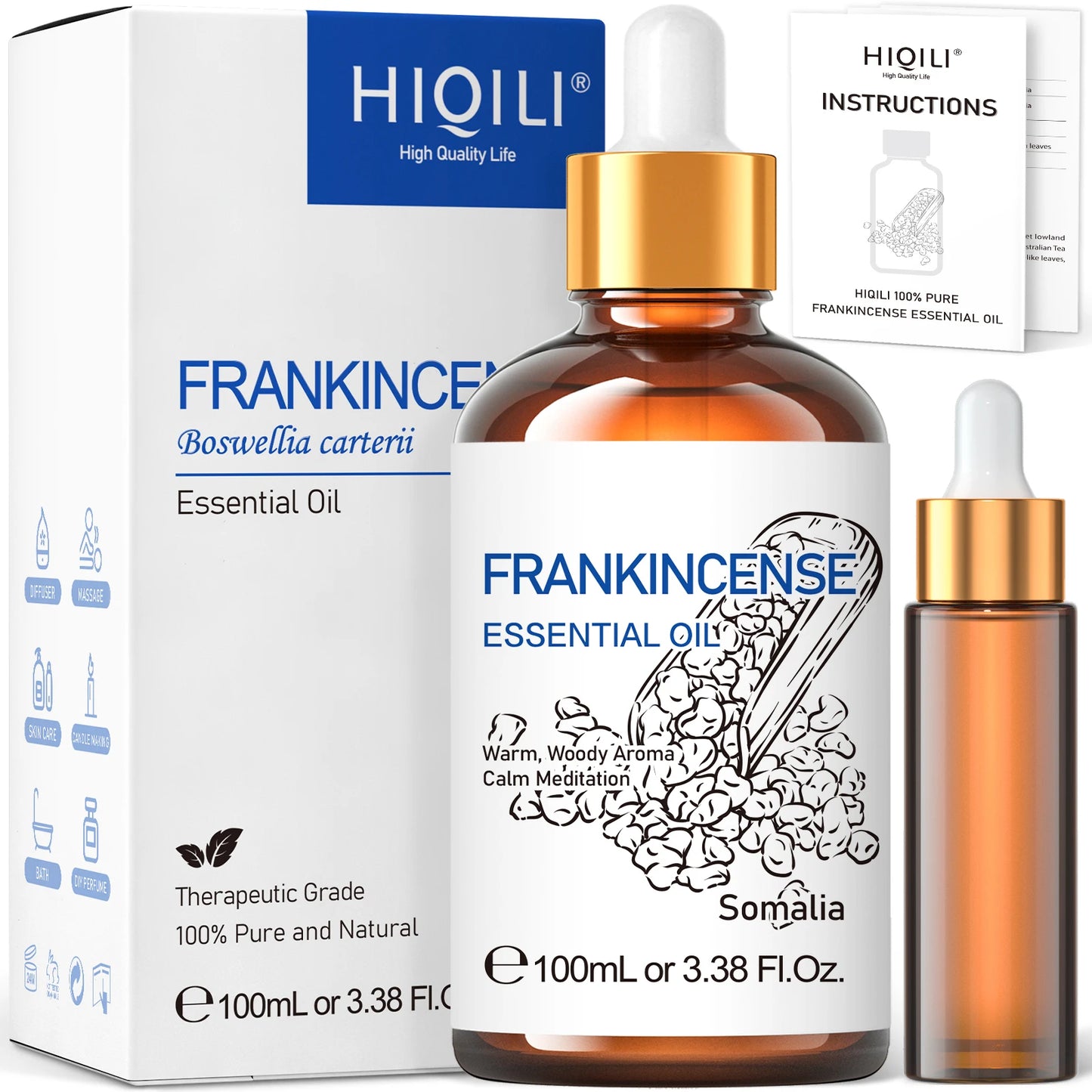Hiqili 100Ml Pure Frankincense Essential Oil
