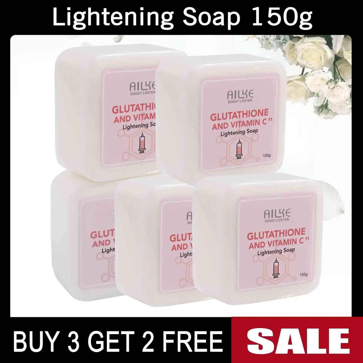 AILKE Whitening Skin Care Set With Vitamin C And Glutathione