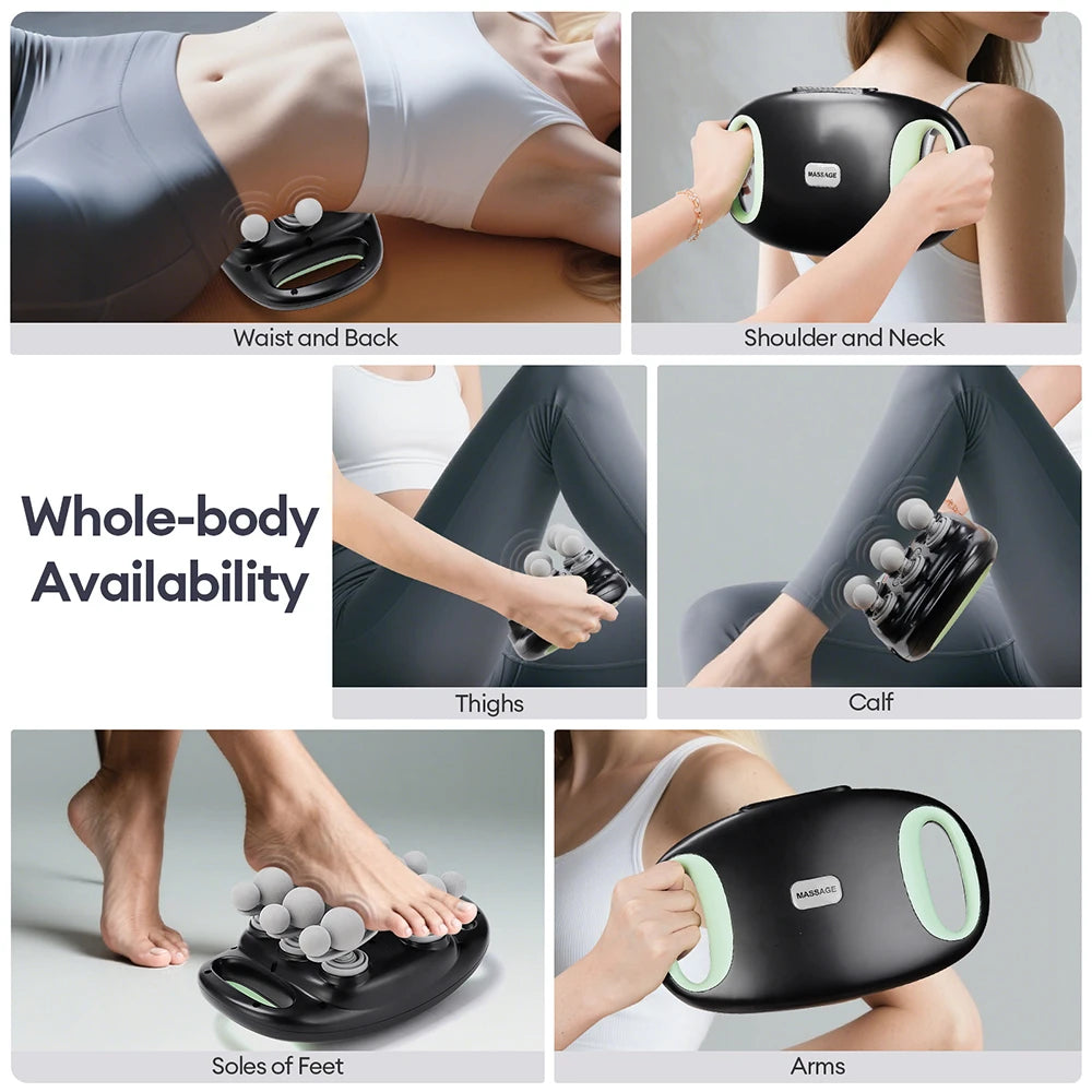Iebilif Deep Tissue Fascia Massage Gun Red Light Massager