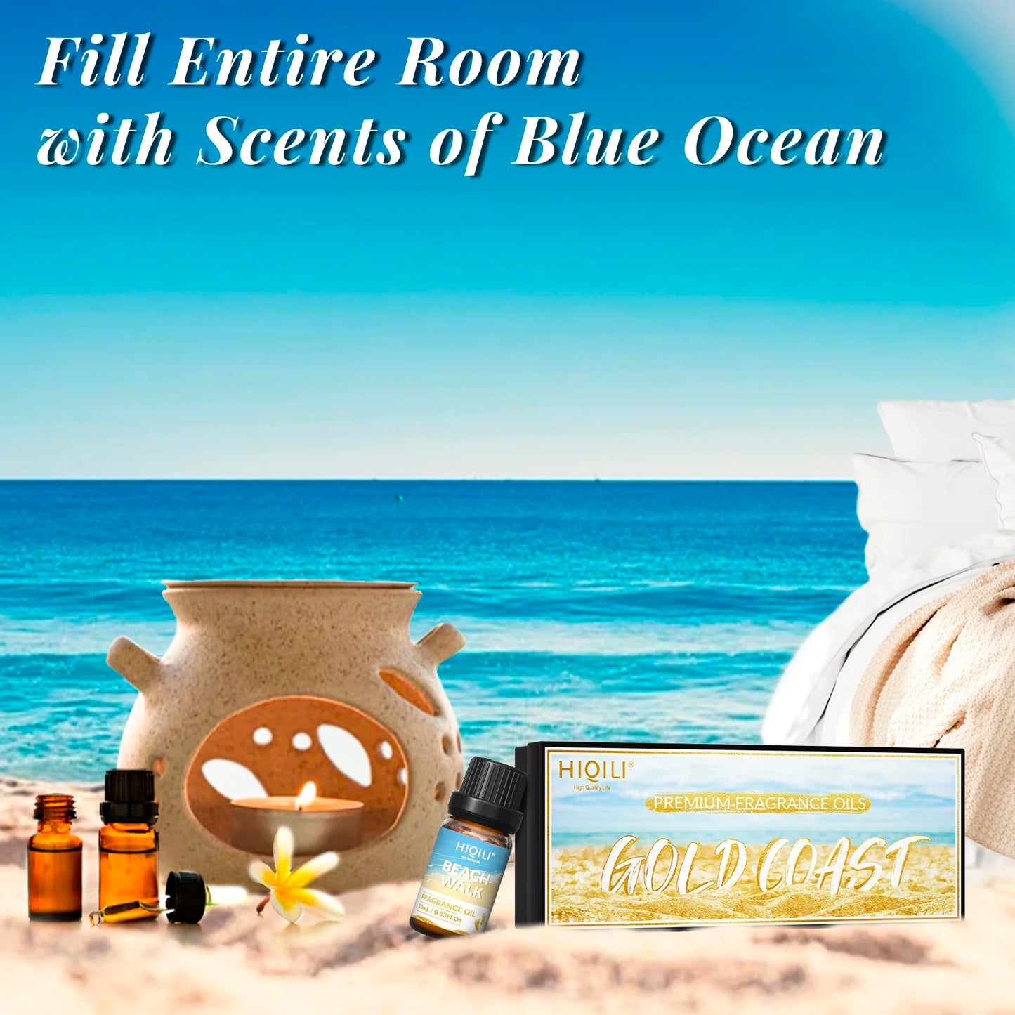 HIQILI Fragrance Oil Set For Diffuser DIY Perfume Aromatherapy