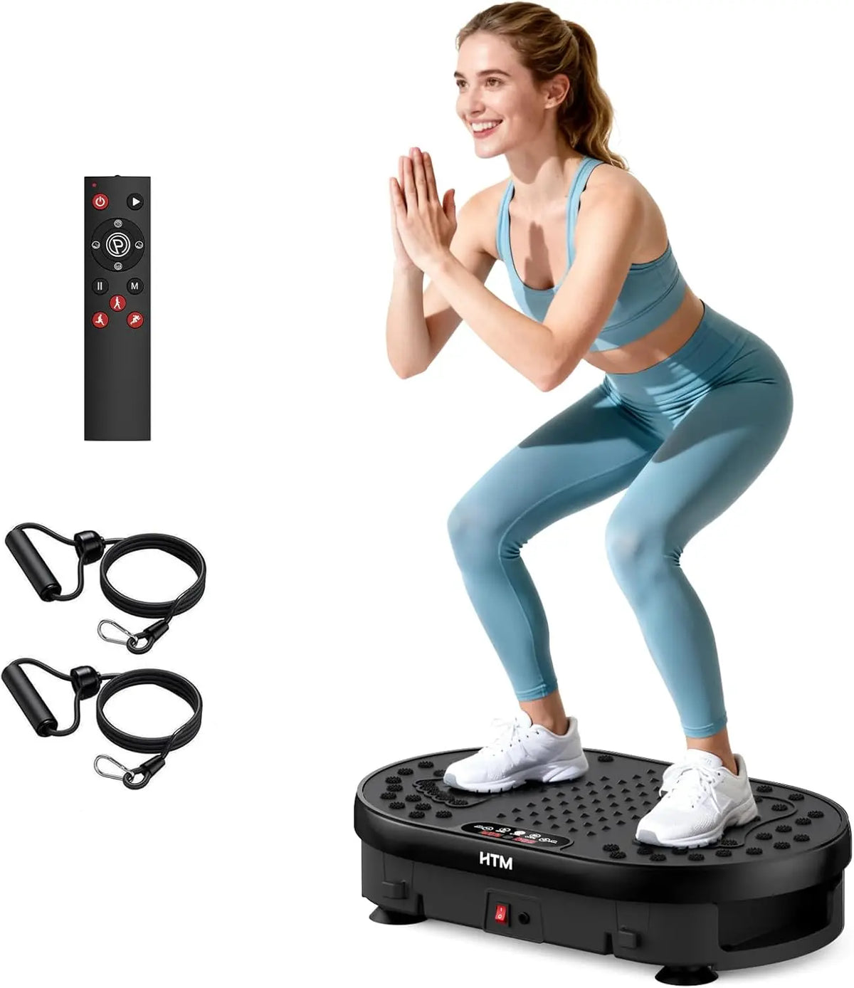 HTM Whole Body Vibration Plate Exercise Machine Fitness Platform