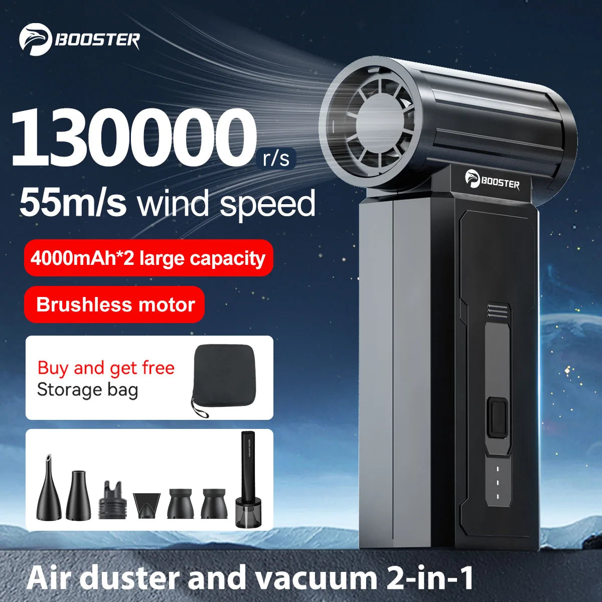 Booster W01 Mini Turbo Fan High Speed Air Blower