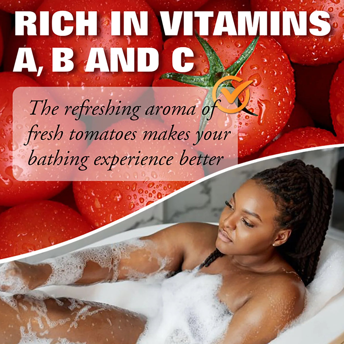 AILKE Natural Tomato Soap Bar for Cleansing and Smooth Skin