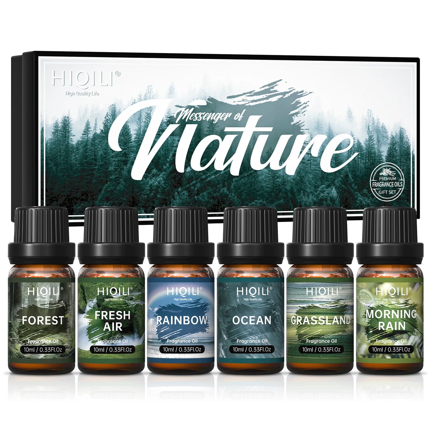 HIQILI Fragrance Oil Set For Diffuser DIY Perfume Aromatherapy