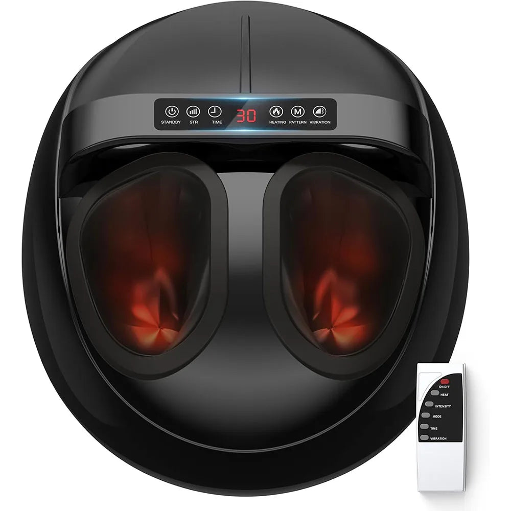 HTM Shiatsu Foot Massager With Deep Kneading Air Pressure Heat
