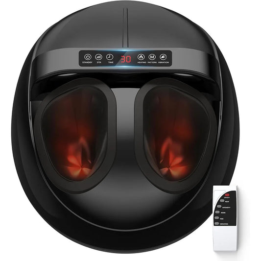 HTM Shiatsu Foot Massager With Deep Kneading Air Pressure Heat