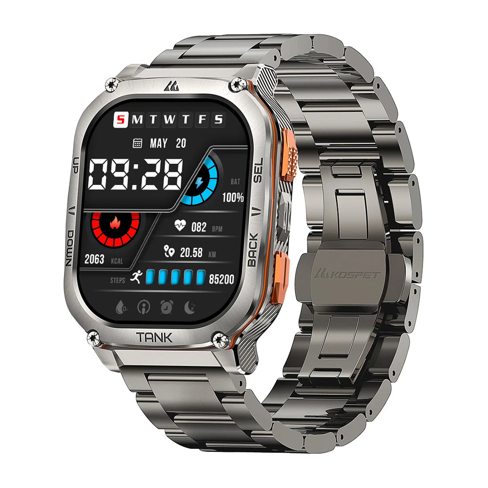 KOSPET Tank M3 Ultra GPS AMOLED Bluetooth Calling Waterproof Smartwatch