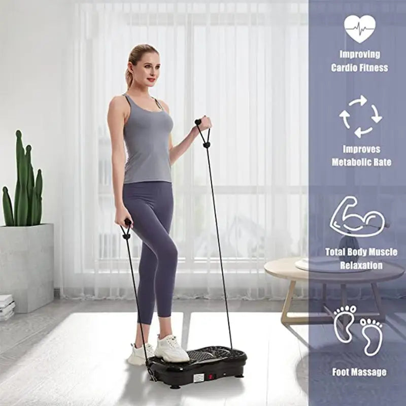 SHFY Vibration Plate Exercise Machine Full Body Massage Platform