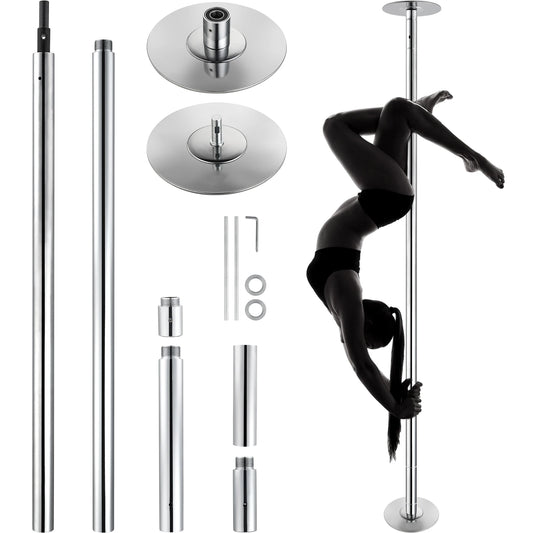 SucceBuy Professional 45mm Static Dancing Pole Heavy Duty Kit