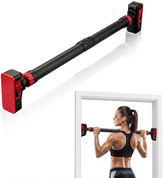 HiMISS Adjustable Doorway Pull Up Bar With Level Meter