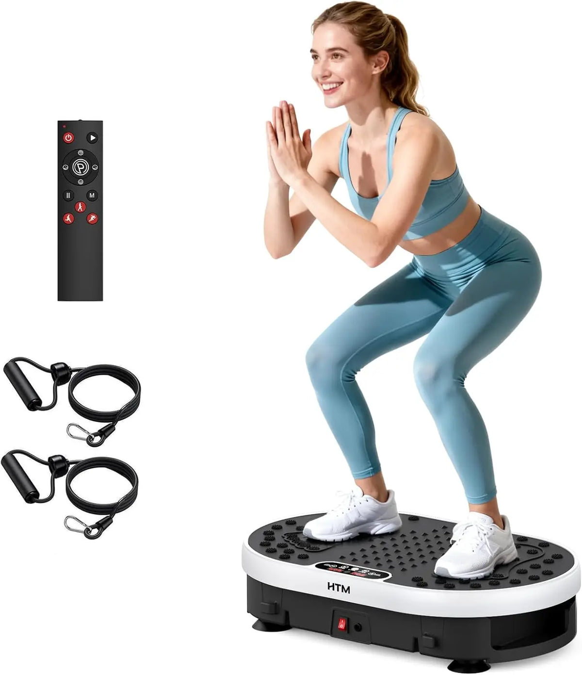 HTM Whole Body Vibration Plate Exercise Machine Fitness Platform