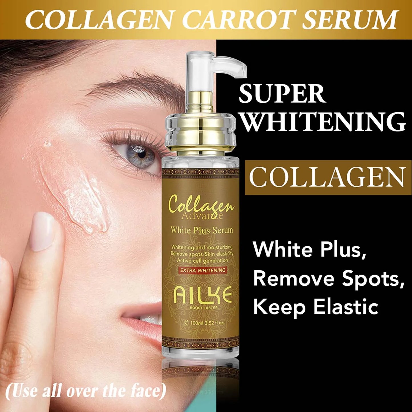 Ailke Collagen Skin Care Kit For Whitening And Dark Spot Correction