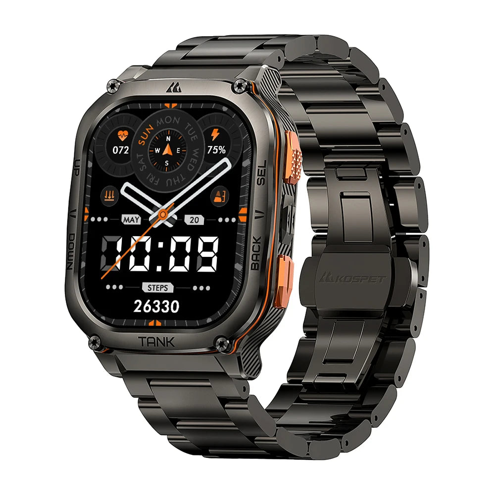 KOSPET Tank M3 Ultra GPS AMOLED Bluetooth Calling Waterproof Smartwatch