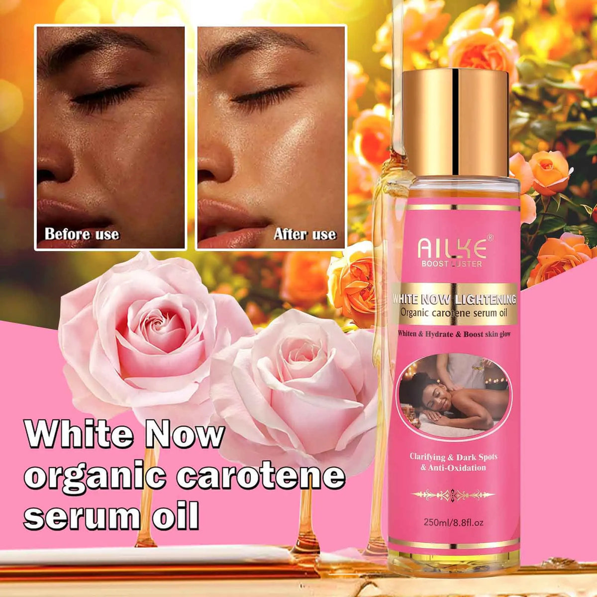 AILKE Natural Skin Brightening Moisturizing Acne Care Cream Set