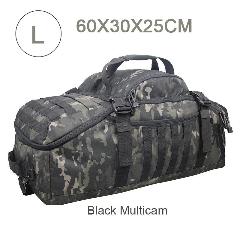 LQARMY Waterproof Travel Duffel Bag Backpack Shoulder Tote Weekend Bag
