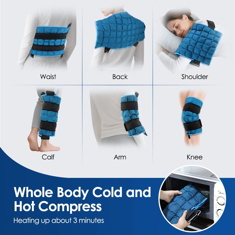 Hailicare Reusable Ice Pack For Back Pain Relief Cold Therapy