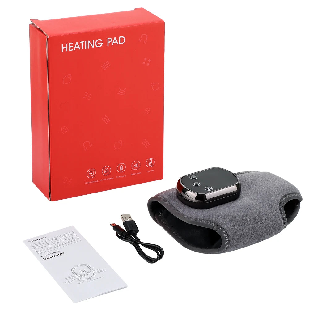 PastSky Electric Foot Massager Ankle Massager With Warm Compress Support