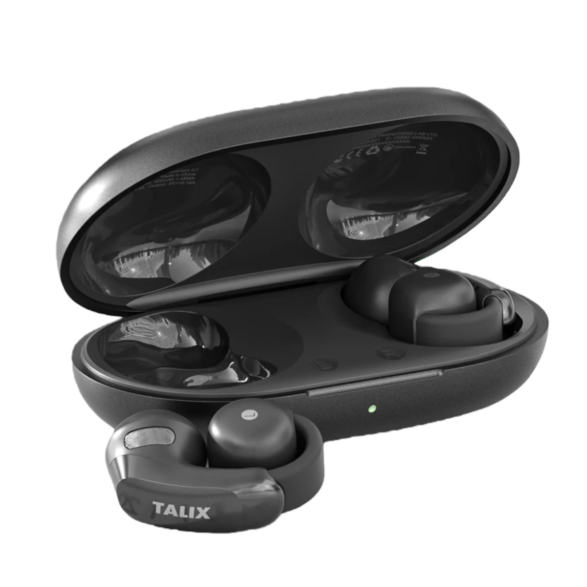 TALIX AuraHalo G1 Open Ear Earbuds 5.3 Bluetooth ANC Headphones