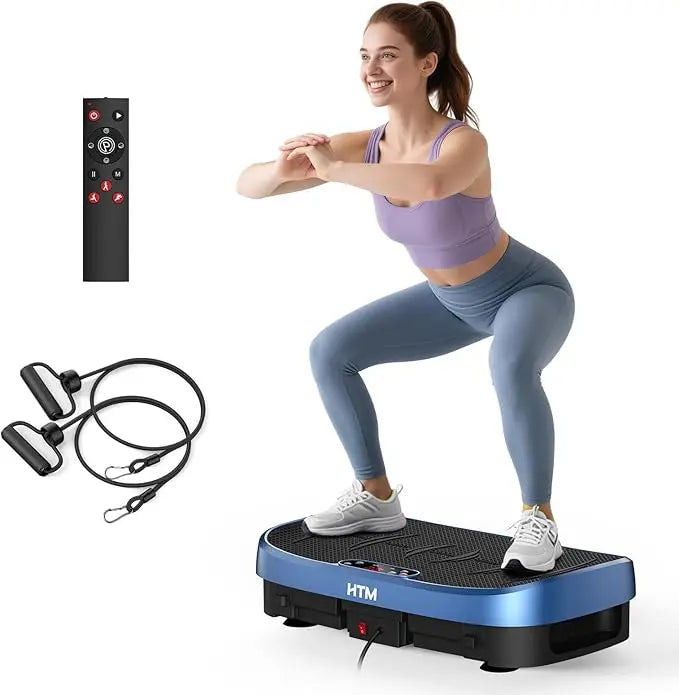 Vibration Plate Whole Body Exercise Machine With Bluetooth Remote